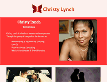 Tablet Screenshot of christylynch.com